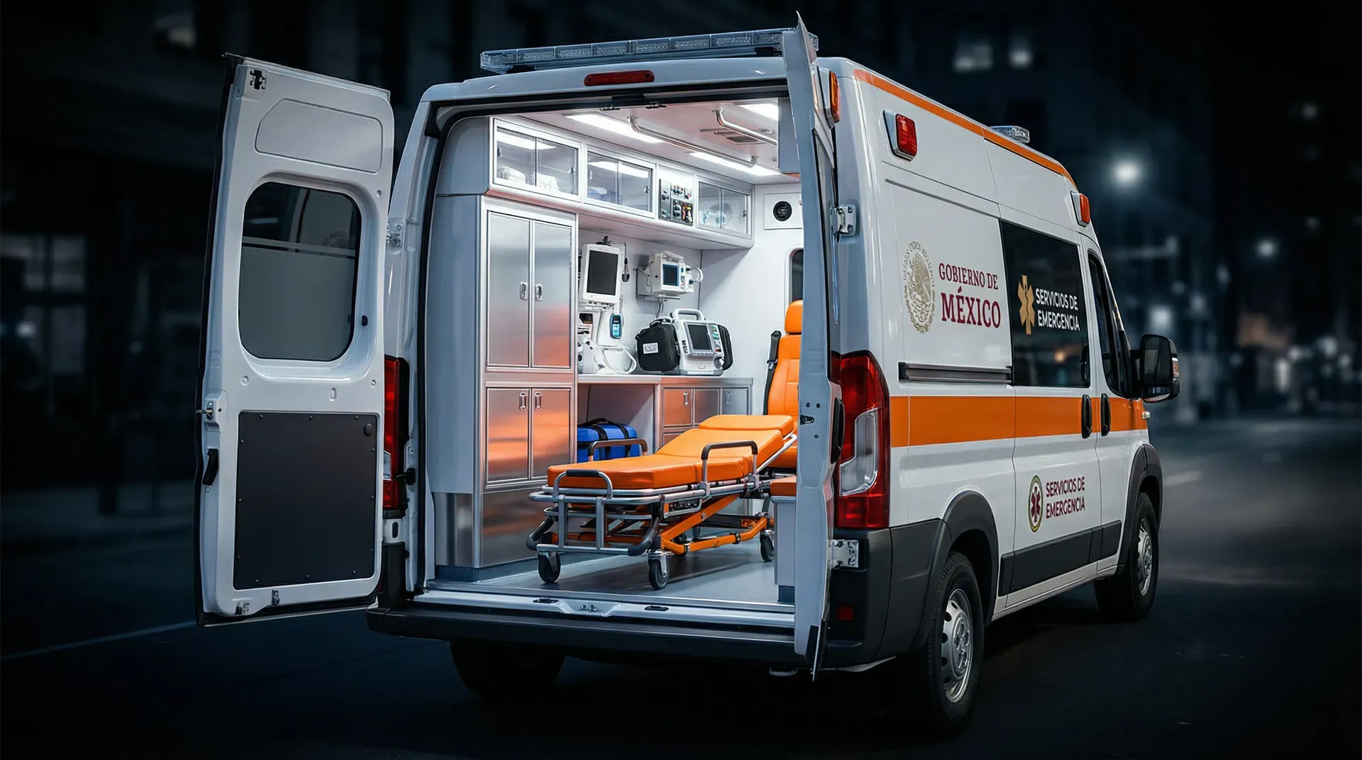 Ambulancias y unidades de rescate de la división Medical de 399